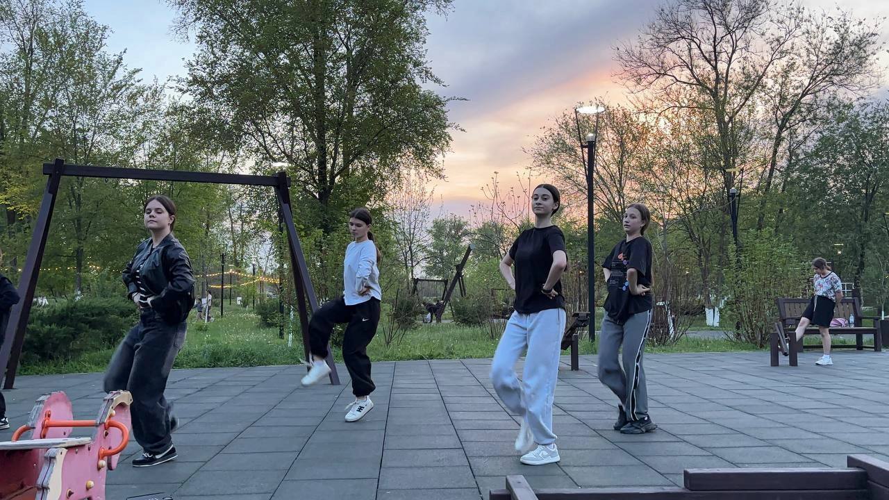 В четверг, 1 мая, для жителей х.Ленина провели репетицию на открытом воздухе